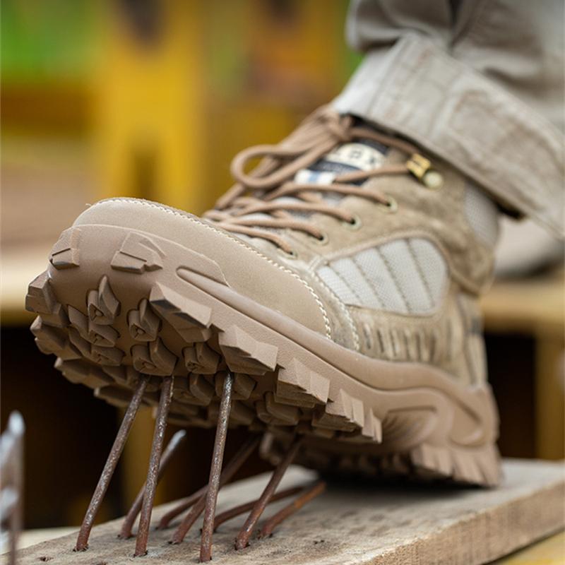 Work Safety Boots Men Winter Steel Toe Shoes Anti-smashing Anti-piercing Industrial Protective Work Safety Shoes