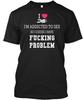 Jeg er afhængig af sex T-shirt Fremstillet i USA Størrelse S til 5XL