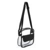 Transparent Messenger Bag PVC Shoulder Bag with Adjustable Strap for Daily Shopping Beach Traveling