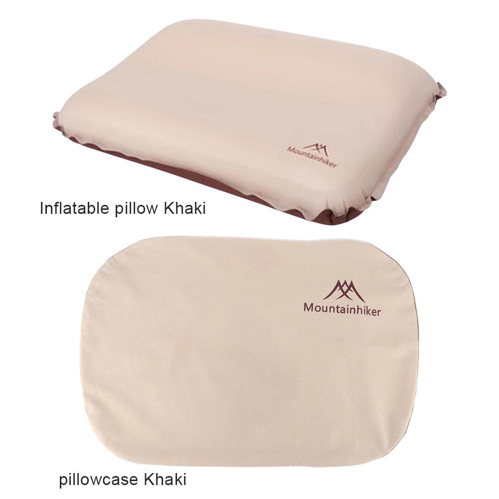 Ultralight Inflatable Pillow Ergonomic Compressible Travel Pillow Portable Self Inflating Pillow for Car Airplane Train Office