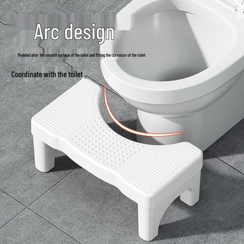 Squat Toilet Aid: Bathroom Footstool for Kids & Adults