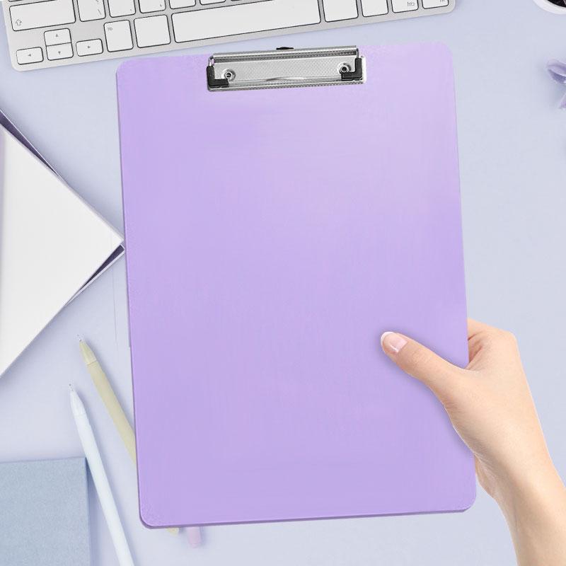 A4 Waterdicht Klembord Schrijfbord Dossierhouder Documenthouder Schoolbenodigdheid paars