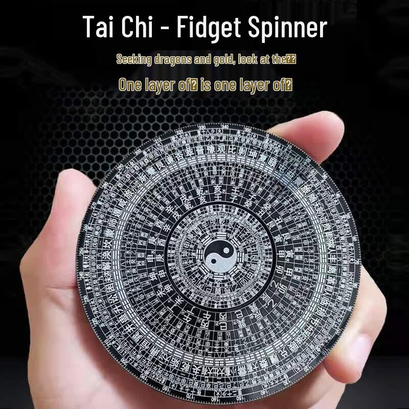 Chinese Style Tai Chi Bagua Fidget Spinner