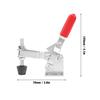 Carbon Steel Vertical Handle, Quick Toggle Holding Clamp Tool Professional, 102B 100kg Pulling Force M6 Screw for Machining Assembly Industrial Fixtur
