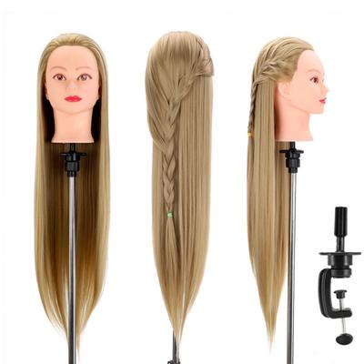 Syntetický účes Manikin Head Nastavitelná svorka na paruku Stojan na copánky