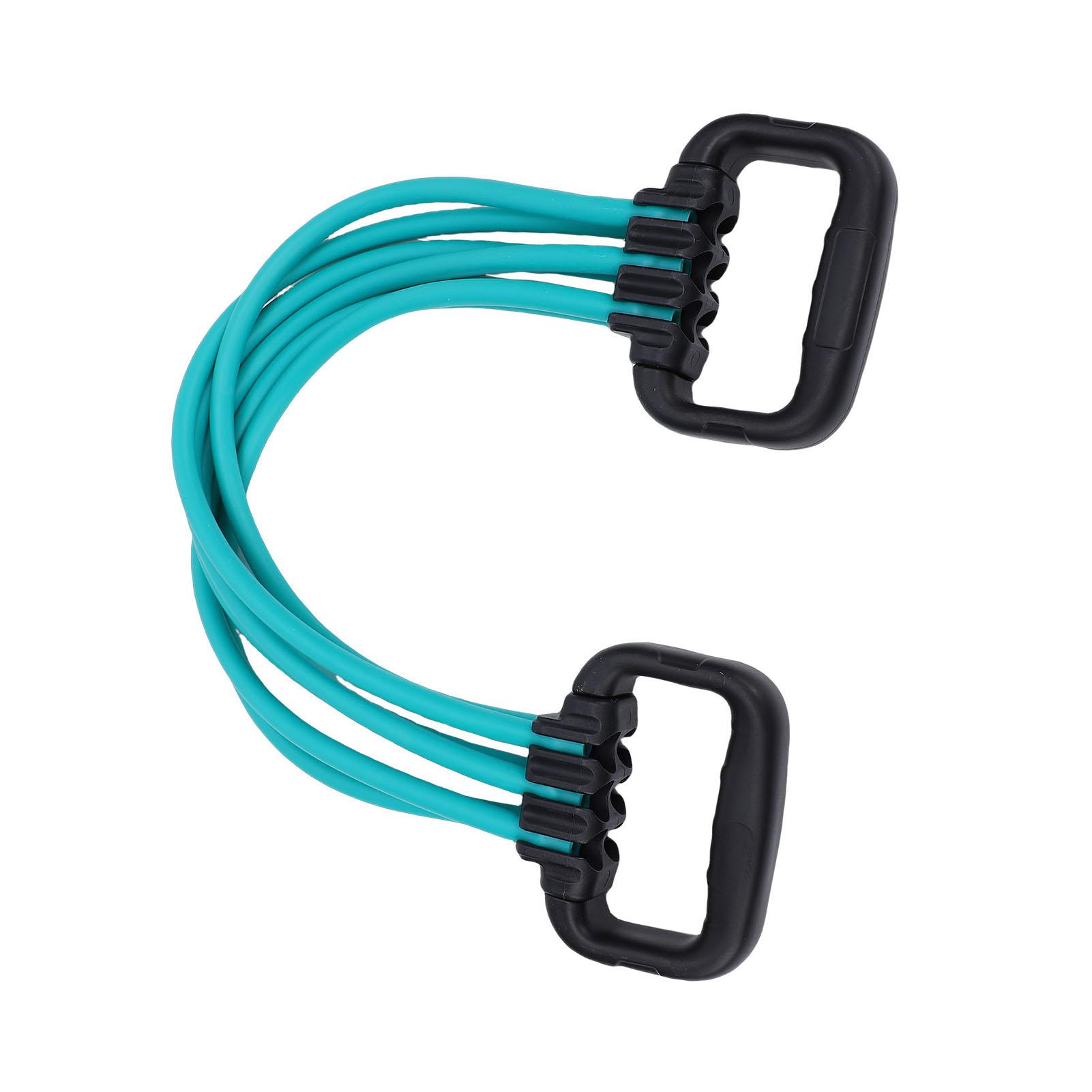 

6 Tube Resistance Band Shoulder Back Chest Muscle Trainer Stretch Workout Exercise Band Green