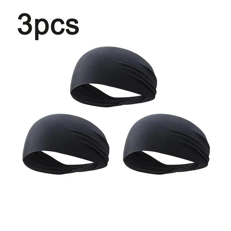 1-8PC sweatband for men women elastic sport hairbands head band yoga headbands headwear headwrap sports workout hair accessories