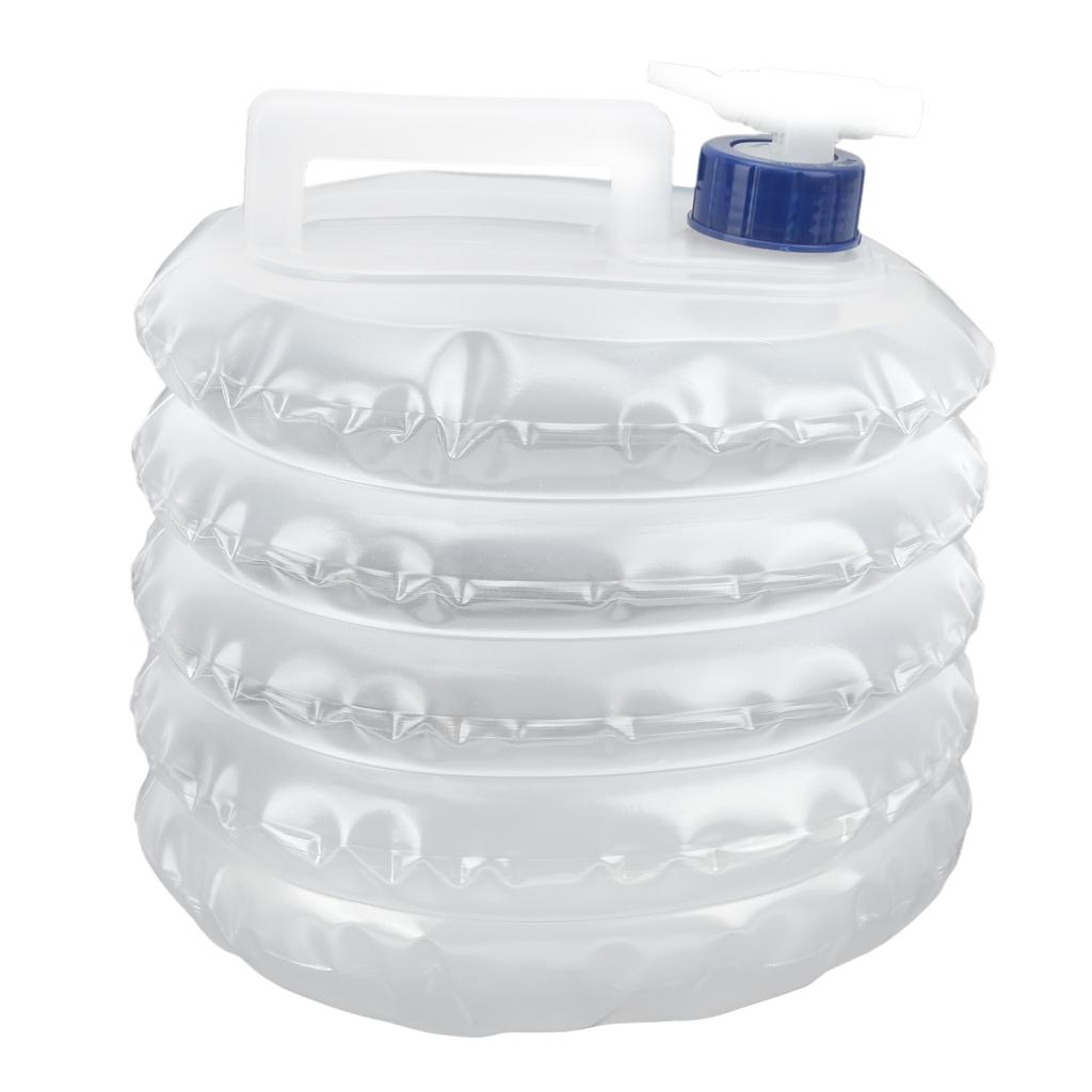Collapsible Water Container with Spigot Portable Water Storage Jug Tank Carrier for Outdoor Camping