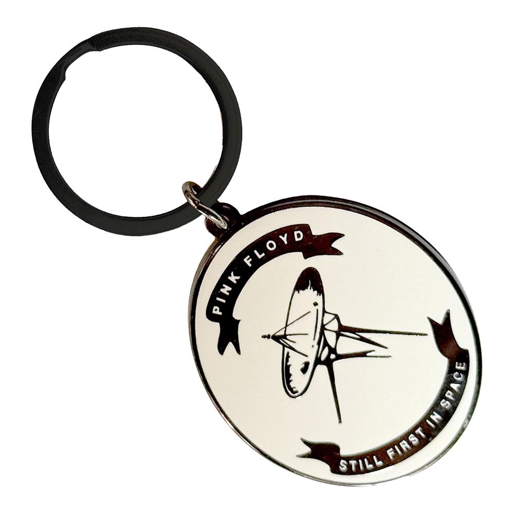 Pink Floyd First In Space Oval Keyring