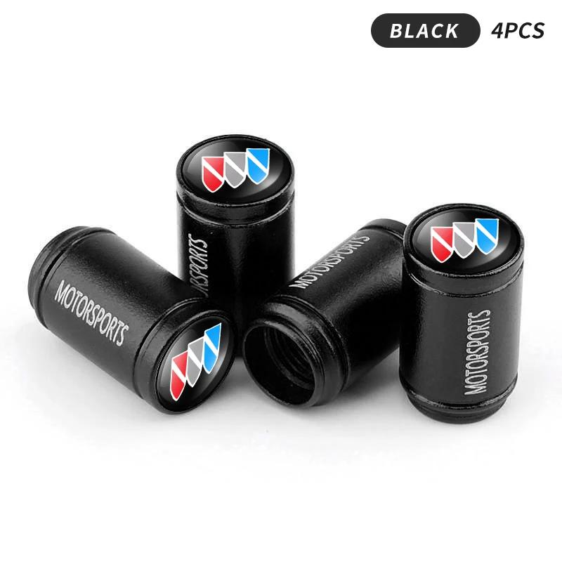 

4pcs Creative New Anti Theft Valve Tire Cap Sport For Buick Century Excelle XT Envision Excelle GT Park Avenue Envista GL8 GL6