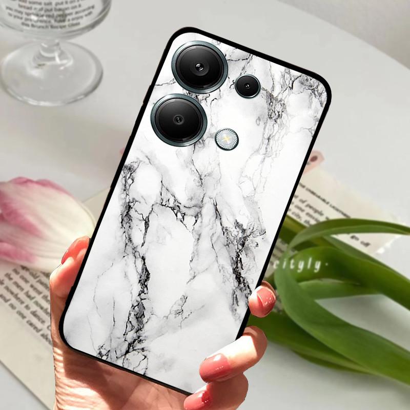 For Xiaomi Poco M6 Pro 4G Case PocoM6 Pro Shockproof Soft TPU Silicone Phone Cover For Poco M6 Pro 4G Funda Capa Cartoon Shells