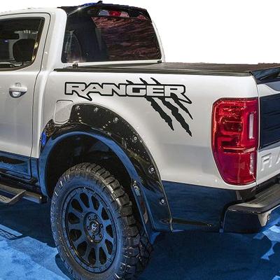 2Pcs Pickup Truck Ranger Car Stickers Decal Raptor SVT Bedside Outline Claw Scratch Graphics Claws Decal Sticker Set 1990-