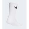 adidas Trefoil Crew Sock Cushion Pair - White KE1340 5870527