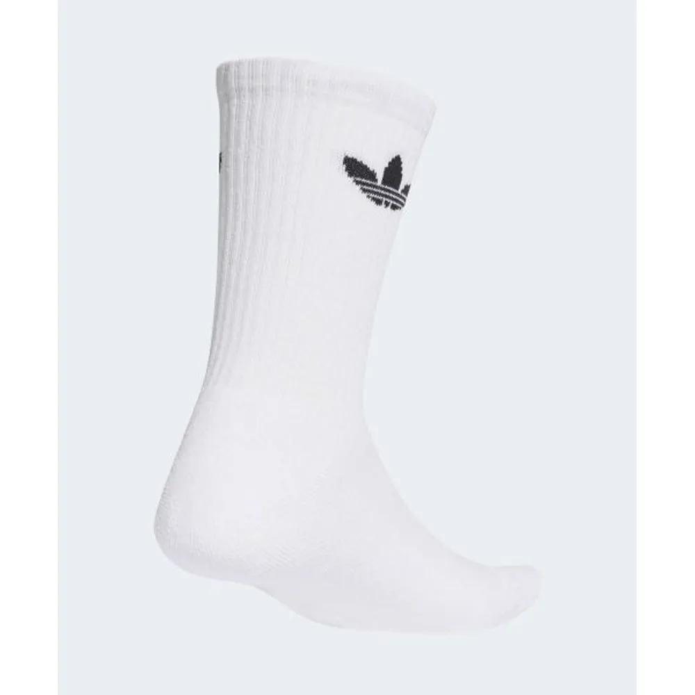 adidas Trefoil Crew Sock Cushion Pair - White KE1340 5870527