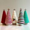 Colorful Crochet Mini Christmas Tree Ornaments 12/21cm Christmas Tabletop Decorations  DIY