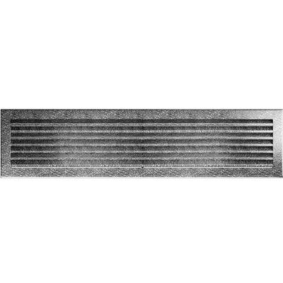 Kryt ventilace FRESH 17x70 černý a stříbrný