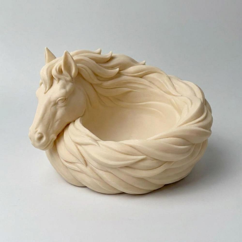 Animal Shaped Horse Storage Bowl 3D Printing Jewelry Storage Tray Tabletop Display