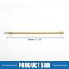 A ABSOPRO Tire Valve Stem Air Inflation Adapter Durable 180mm Long Tire Valve Extension Copper Silver Tone
