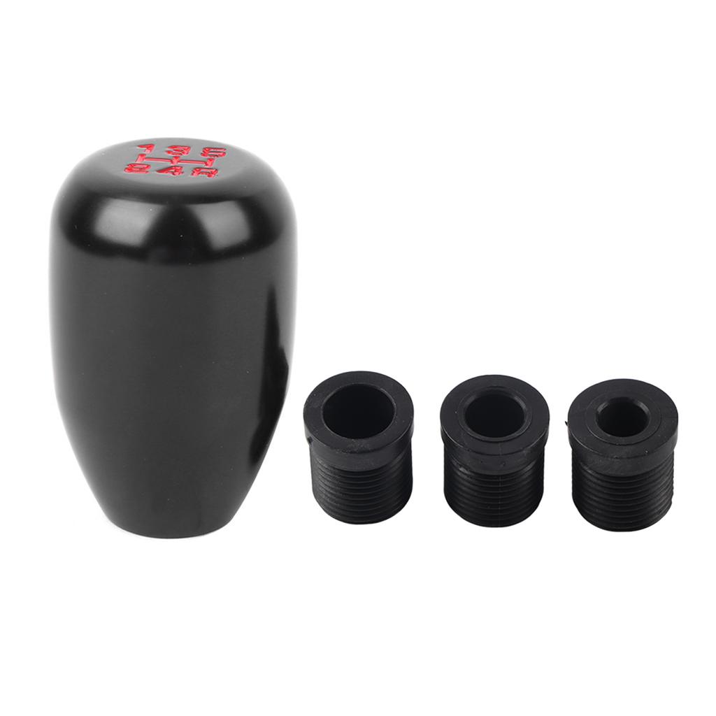 Aluminium Schalthebelknauf Schwarz 5-Gang Auto Schalthebel Universal Modifiziertes Zubehör