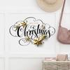 Christmas Wall Stickers Accessories Merry Christmas Background Wall Display Windows Living Room Christmas Home Party Decor