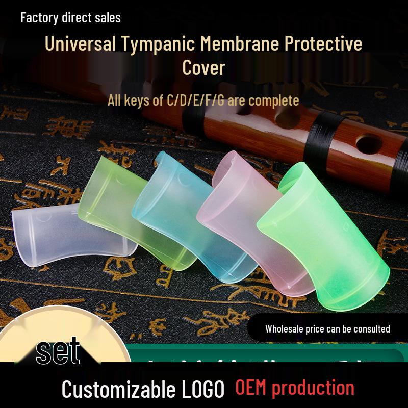 Bamboo Flute Diaphragm Cap & Glue for C-D-E-F-G Flute Accessories C Key [Single]