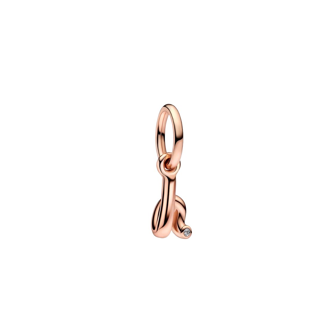 Pandora Fashion Trend Letter H Pendant Women Accessories Rose-Gold 782462C01 Rose Gold,F
