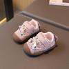 Autumn Infant Soft Sole Walking Shoes with Bowknot - Korean Style Anti-slip Sneakers for Baby Girls