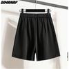 Dimanaf 2022 Summer Shorts Pants High Waist Women Basic Pants Loose Korea Casual Female Casual Trousers Pants 5XL