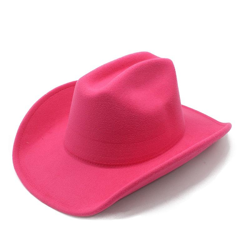 Western Style Wide Brim Sun Protection Hat For Men Women