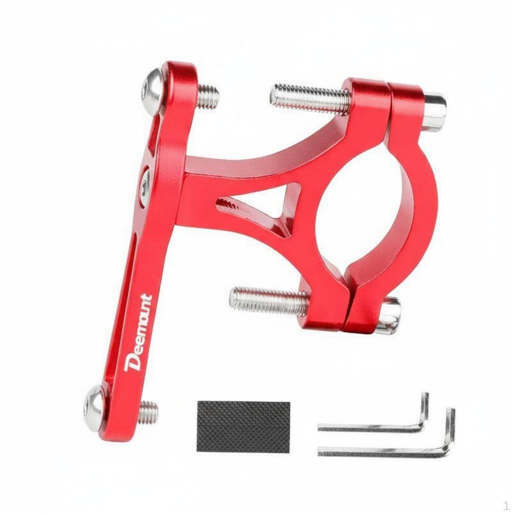Bike Bottle Cage Adapter Aluminum Alloy Conversion Mount Adjustable Angle for Road
