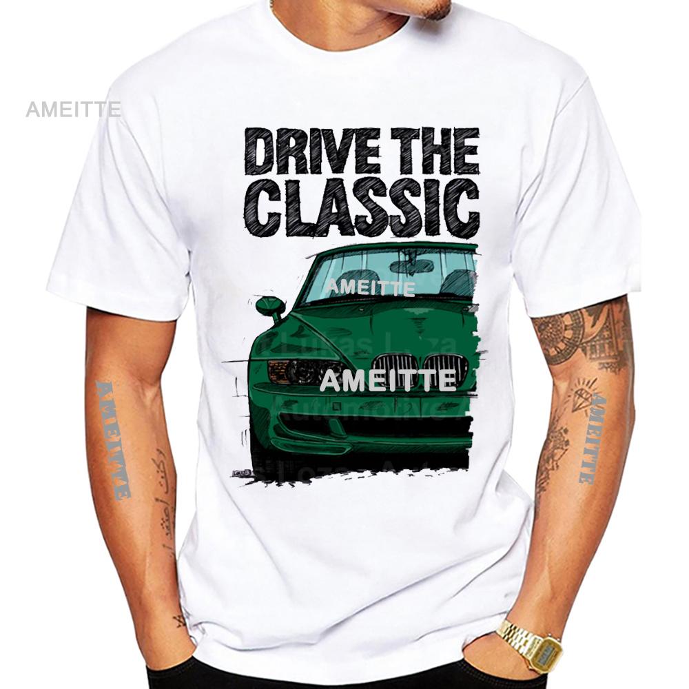 Neues Sommer Unisex Kurzarm Fahren Das Klassische Z3 M Sportwagen T-Shirt Weißes T-Shirt Coole Lässige Jungen T-Shirts Weiße Oberteile