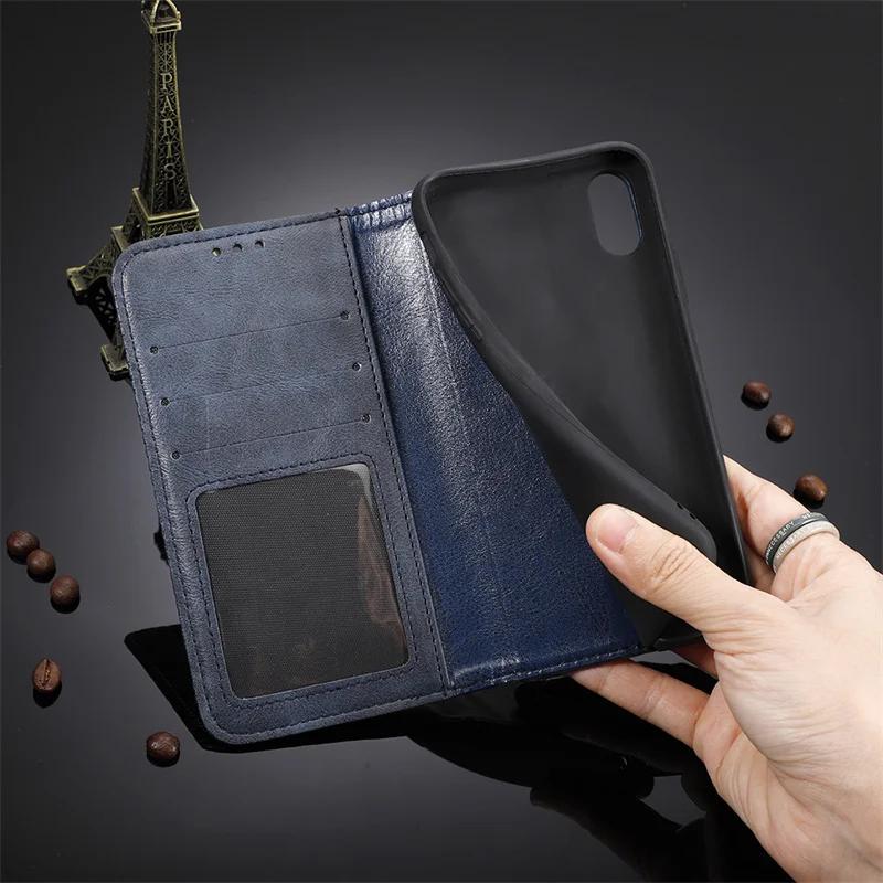 For Realme GT 7T 7 T Lær Retro Bok Flip-deksel for Realme GT7 6T NEO 7X 6SE C71 Magnetisk Lommebok Kortholder Telefonvesker Etui Skall
