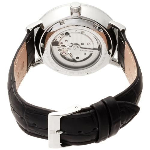 Salvatore Marra Men's Automatic Watch with Domed Crystal, SM17114-SSBK, Officially Imported, Black