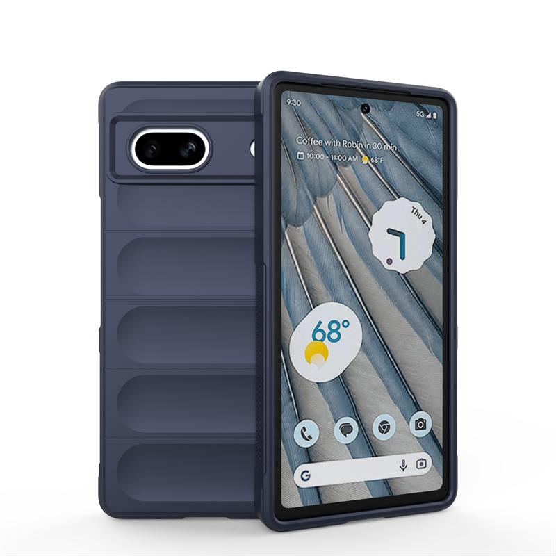 

Чехол для Google Pixel 7A для pixel 7A крышка Противоударный бампер Мягкий силикон Нескользящая оболочка Полная задняя крышка Для pixel 7A 7 Pro 6A For Pixel 7A