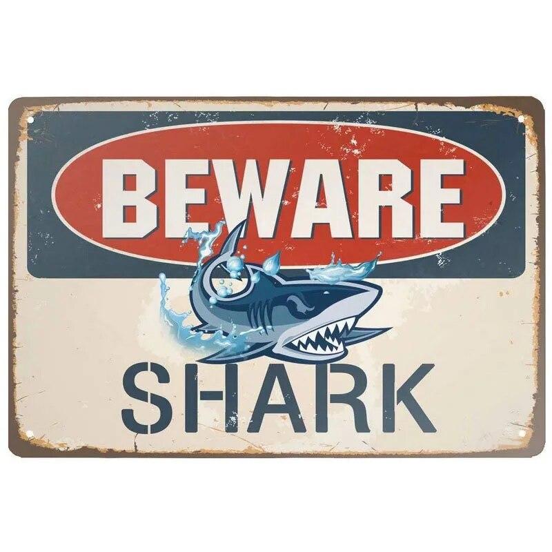 Vintage Warning Metal Tin Sings Keep Gate Closed Posters Plate Wall Decor for Home Bars Garage Cafe Clubs Garden Retro Poster