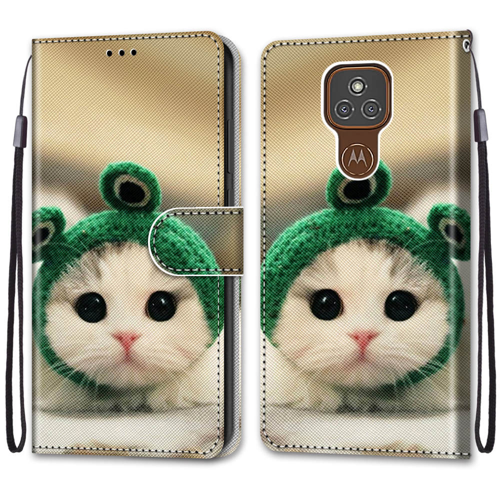 Luxury Painted Leather Case Wallet Book Style Protective Cover for Motorola Moto G85 G75 G55 G35 G34 G24 G15 G05 G84 G54 G32 G14 G13 G23 G53 E20 E30