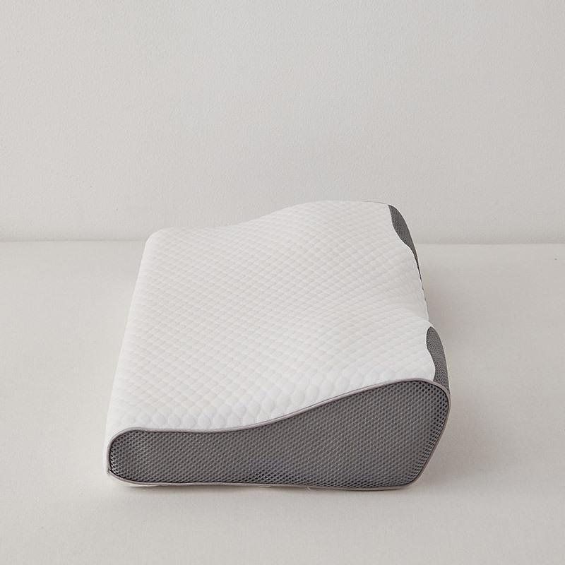 Mid Concave Butterfly Shaped Latex Cervical Pillow Double Support Neck Pillow Scientific Partition Traction Pillow Pillowcase Can Be Disassembled