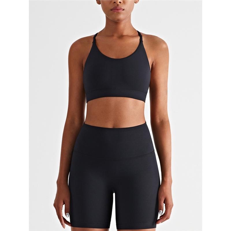 Alo Damen Stoßfester Yoga Sport-BH - Schöner Rücken Pilates Fitness-West