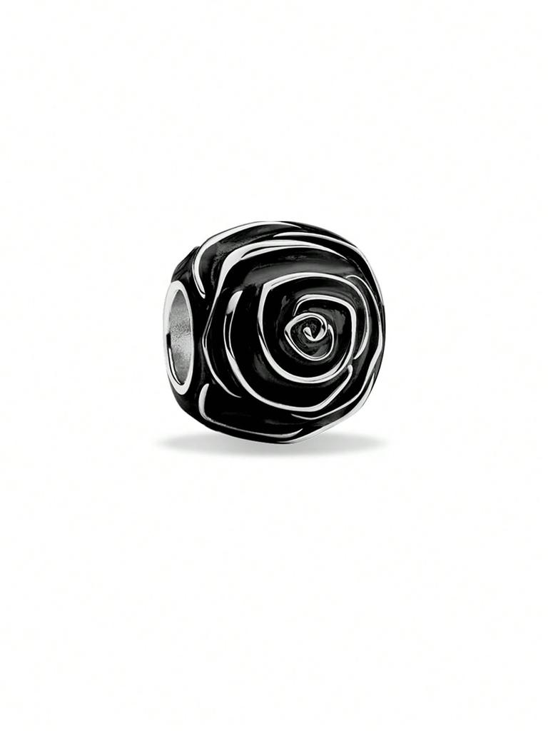 Charms Plata Colored Roses Beads Charm Copper Plated Fit Charms Copperoriginal Bracelet For Jewelry Making Diy Charm