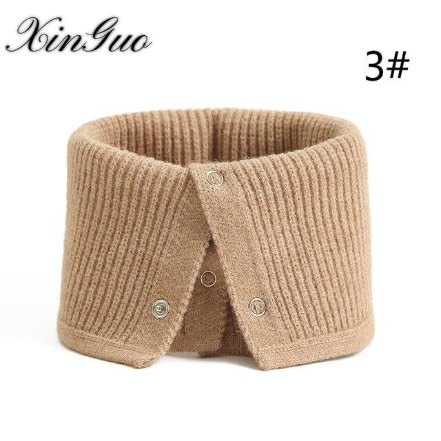 Winter Scarf Fashion Lady Neck Snood Unisex Wraps Women Geometric Warm Female Fur Solid Bufanda