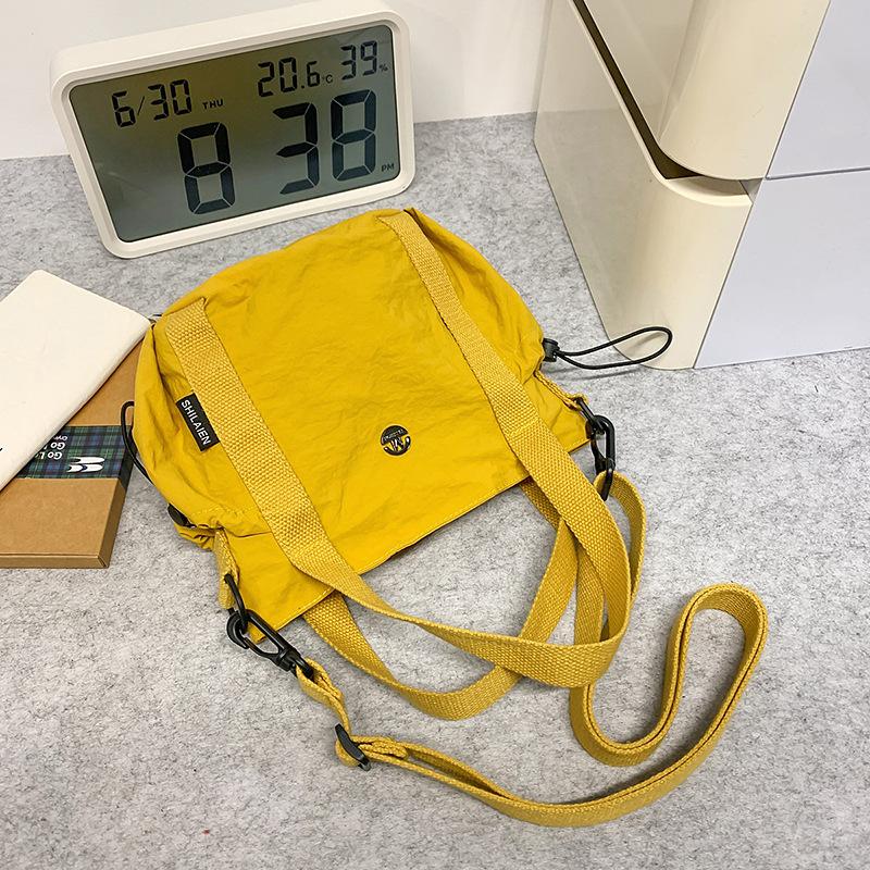 Crossbody bag women's shoulder bag simple commuter versatile tote bag casual canvas trendy sports mobile phone bag men