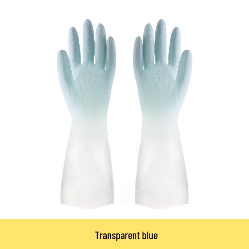 Durable Waterproof Rubber Gloves: Wear-Resistant Latex for Household and Kitchen Use