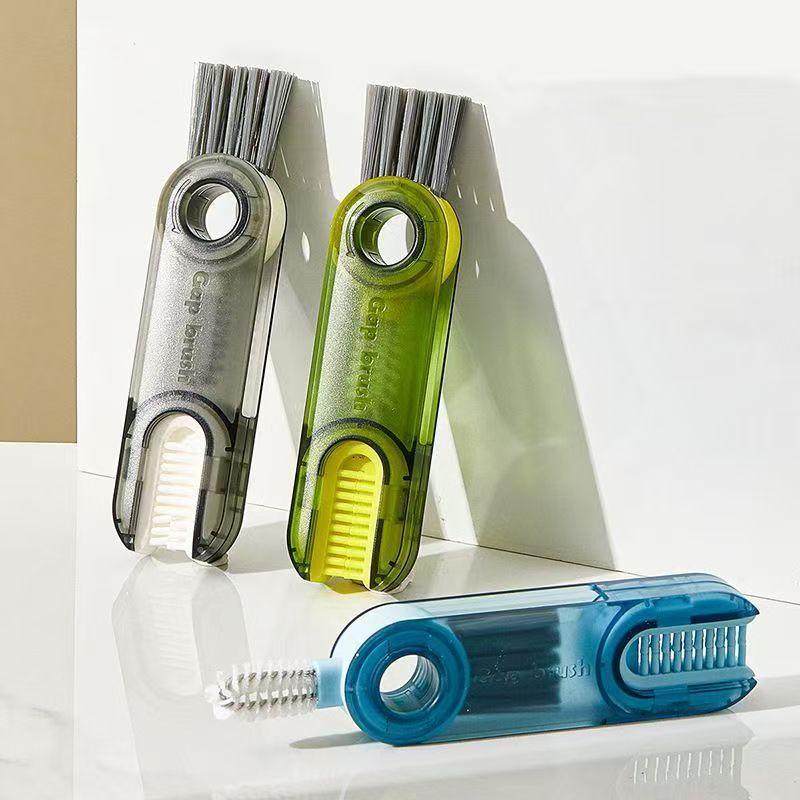 Multi-Functional 3-in-1 Bottle and Cup Cleaning Brush for Kitchen and Baby Bottles