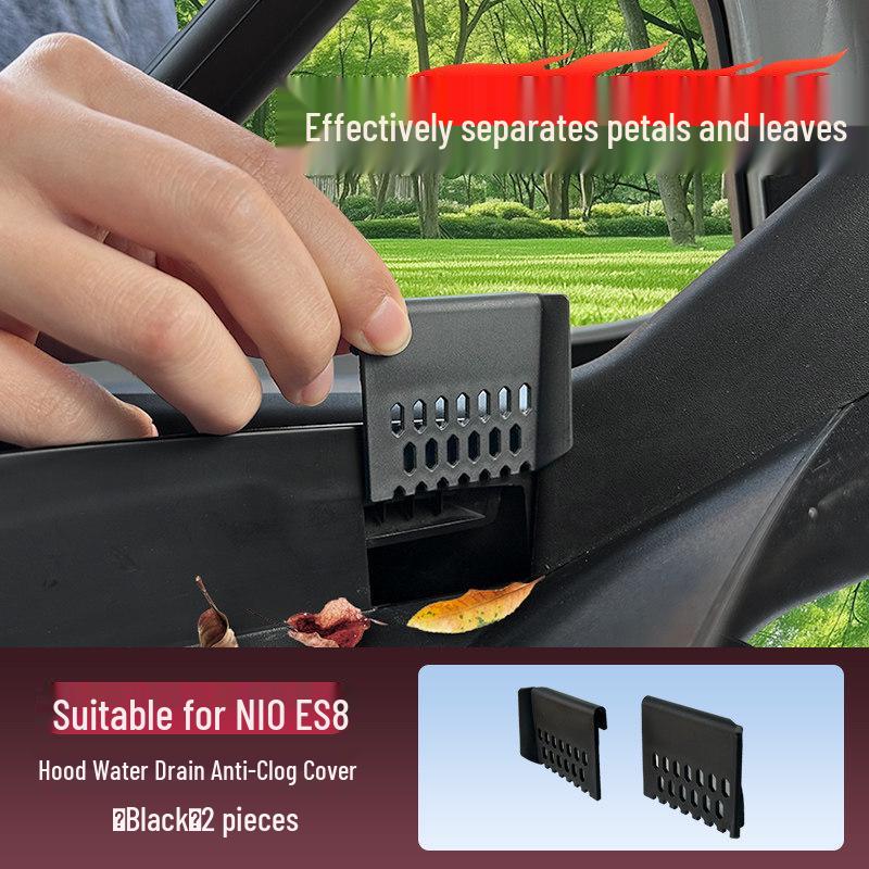 Nio ES8 Hood Water Guide Mat: Anti-Clogging Cover for Front Engine Compartment (Fits 26 Models) Nio ES8 26 Model