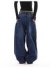 Plus Size Women's Retro Straight-Leg Jeans: Casual Wide-Leg Workwear for Spring and Autumn