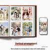 6-Inch Vertical Leather Photo Album: Large Capacity Family & Baby Keepsake Book for Mobile Phone Photos