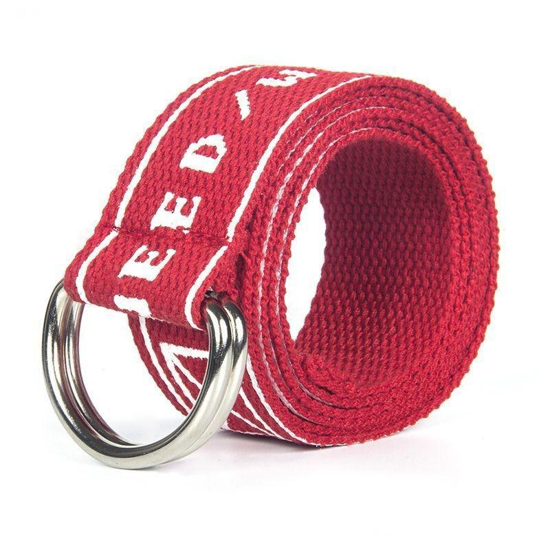 

Durable Elegant And Woven Canvas Belt For All Seasons Perfect For Casual And Attire Work Red Checkered