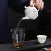 Cha Xun Mutton Fat Jade Porcelain Travel Gongfu Tea Set