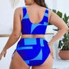 Sexy Plus Size Bikini Swimwear Women Split Bikini Set Two Pieces Bathing Suit Beachwear Swimsuit