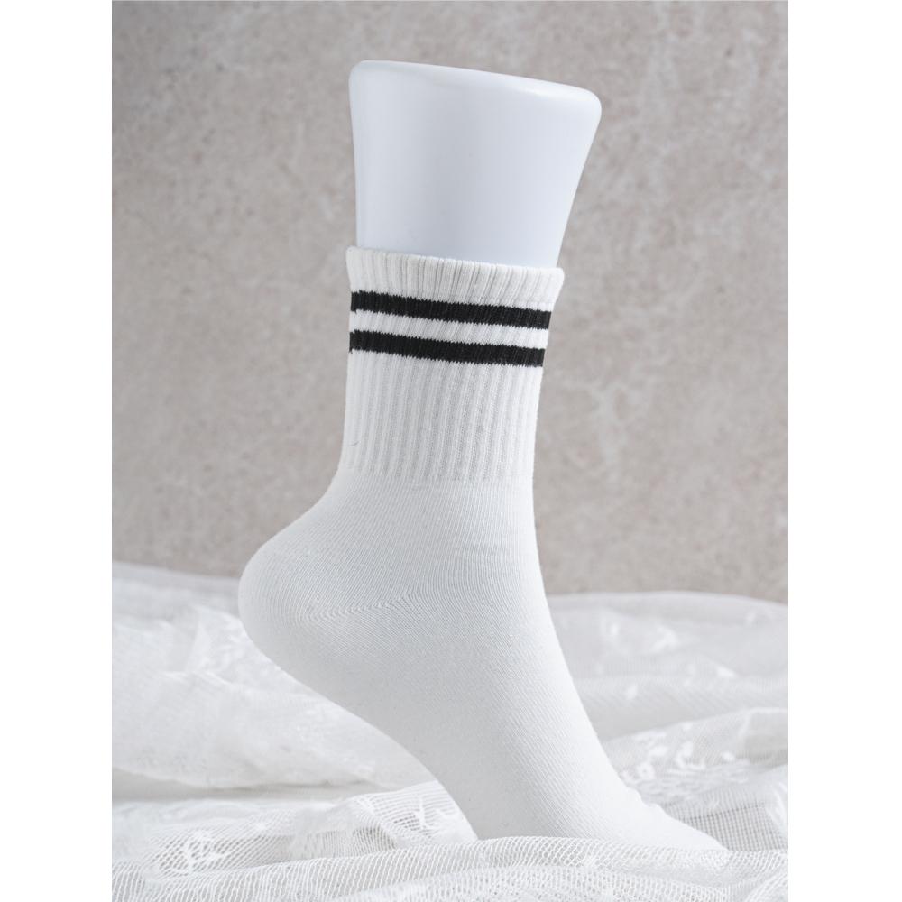 Monfoot Womens Ankle Ring Socks White
